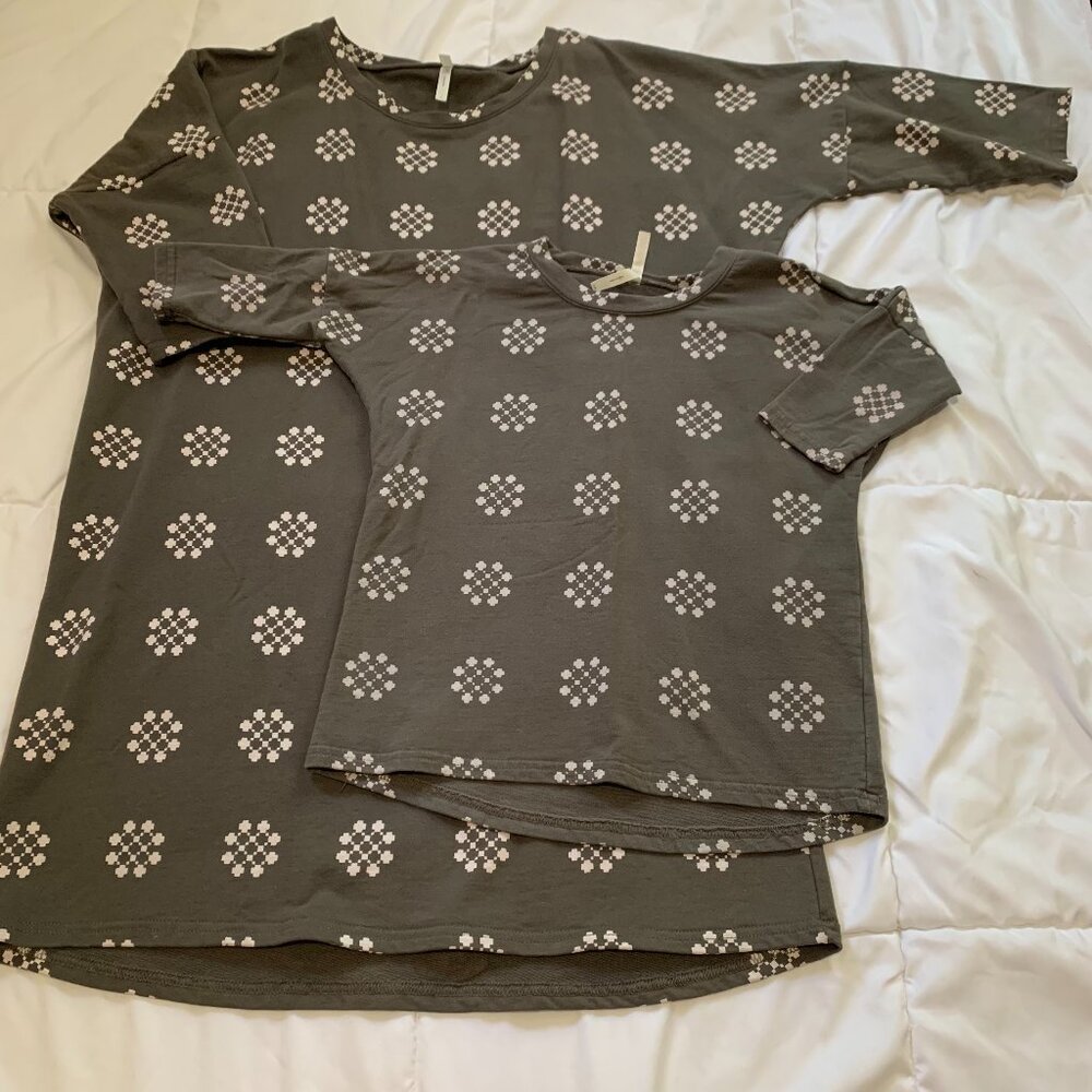 Rylee + Cru "Vintage Vibes" Mommy Cozy Terry dress S